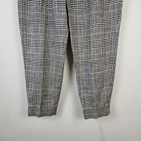 Isabel Marant - Ceyo checked high-rise slim pants Yellow/Grey Size 40 US 8 NWT - Picture 10 of 16